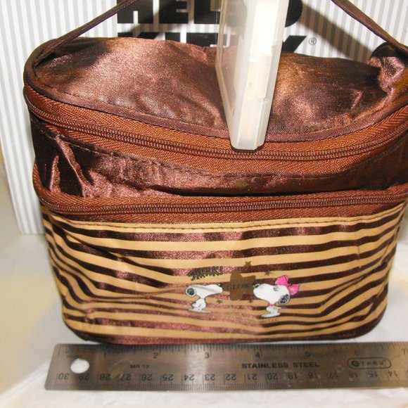 Makeup Bag 2-tier Snoopy - Picture 1 of 11